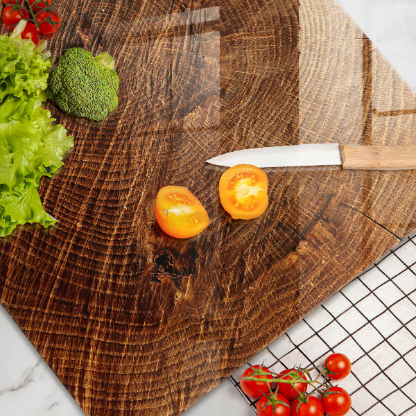 Kuchynská doska zo skla Drevená konštrukcia