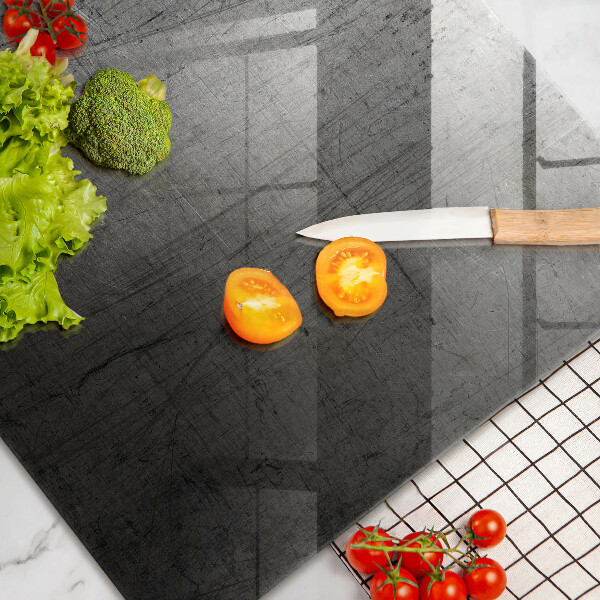 Kuchynská doska zo skla Kovová textúra