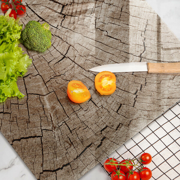 Kuchynská doska zo skla Prierez stromom