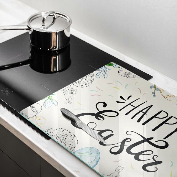 Kuchynská doska zo skla Happy Easter