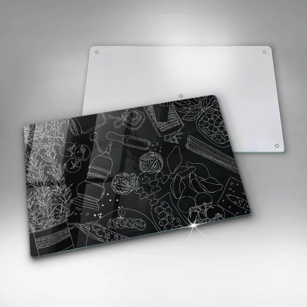 Kuchynská doska zo skla Kuchynské doplnky