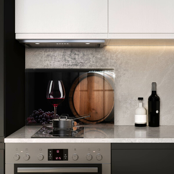 Kuchynská doska zo skla Sudový pohár na víno