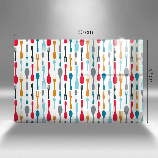 Kuchynská doska zo skla Ilustrácia lyžice