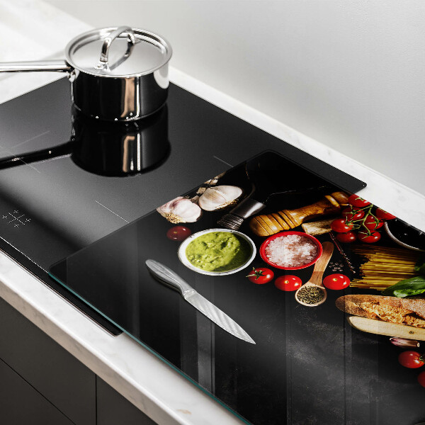 Kuchynská doska zo skla Talianske prísady a koreniny