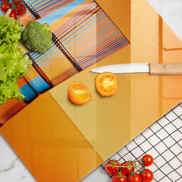 Kuchynská doska zo skla Dva poháre vody