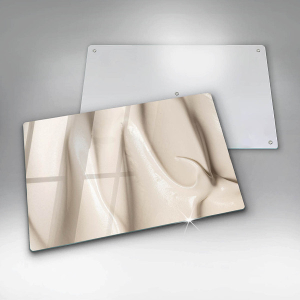 Kuchynská doska zo skla Krémová zmrzlina