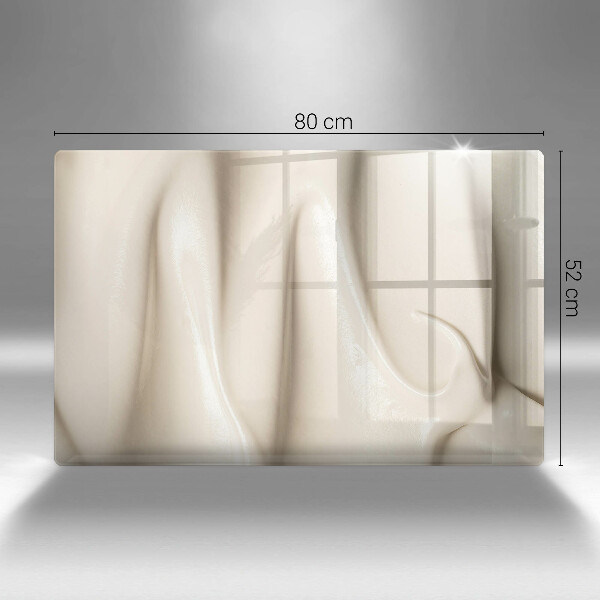 Kuchynská doska zo skla Krémová zmrzlina