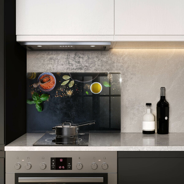 Kuchynská doska zo skla Misky s korením