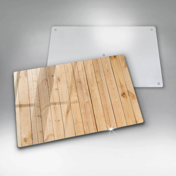 Kuchynská doska zo skla Jemné drevené dosky