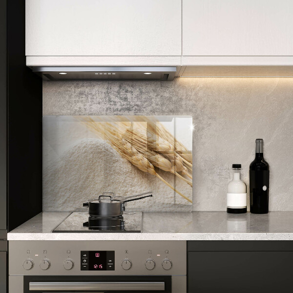 Kuchynská doska zo skla Múka a obilné klasy