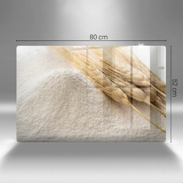 Kuchynská doska zo skla Múka a obilné klasy