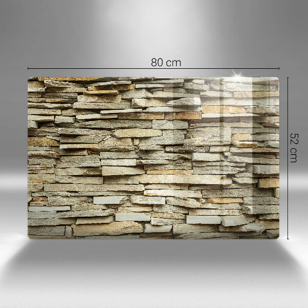 Kuchynská doska zo skla Dekoratívne kamene