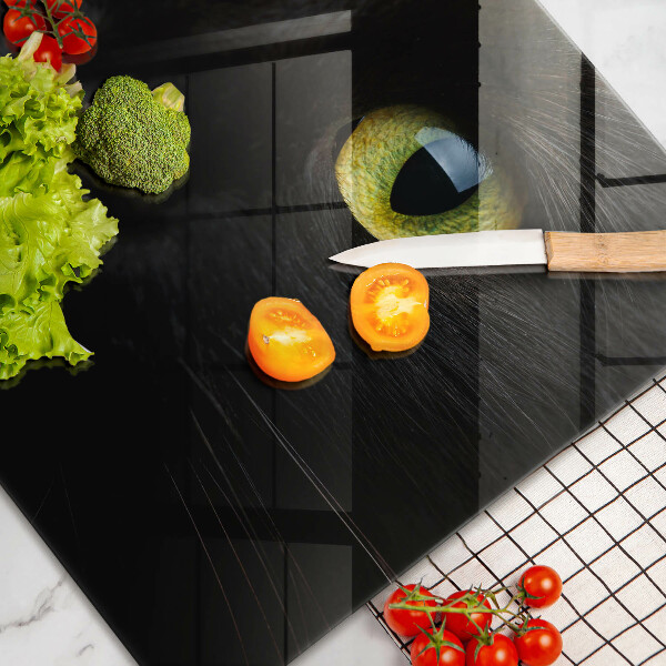 Kuchynská doska zo skla Zvieracie mačacie oči