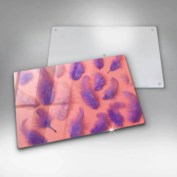 Kuchynská doska zo skla Nadýchané perie