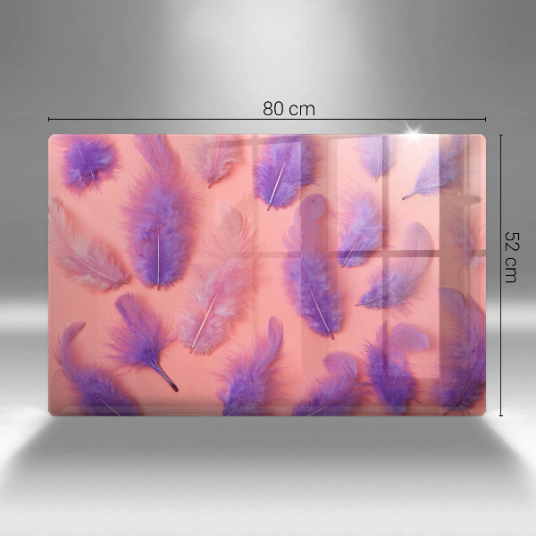 Kuchynská doska zo skla Nadýchané perie