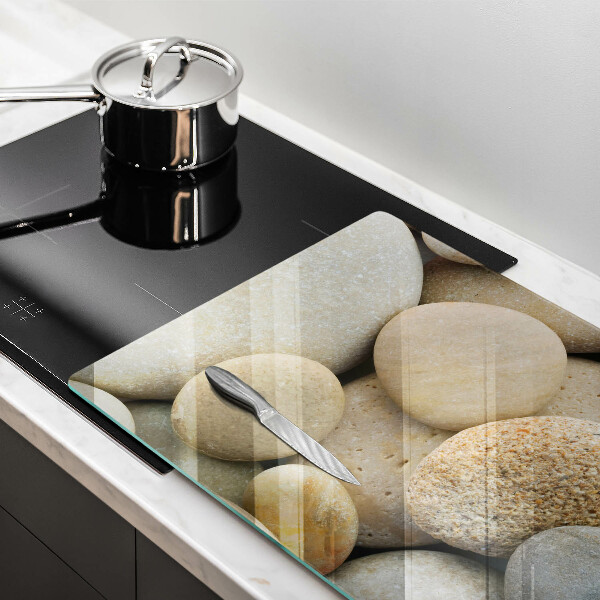 Kuchynská doska zo skla Vzor oválnych kamienkov