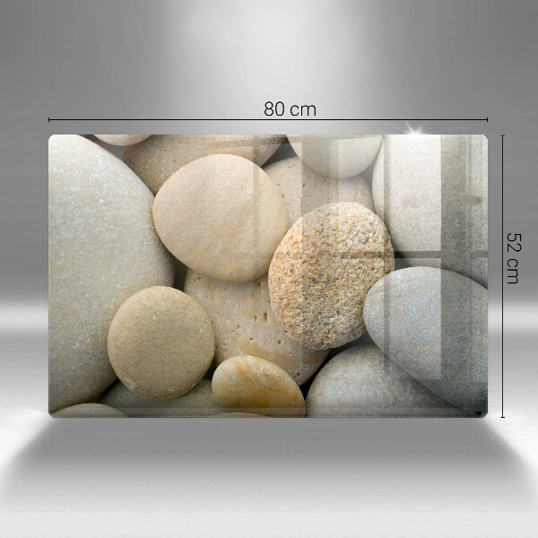 Kuchynská doska zo skla Vzor oválnych kamienkov