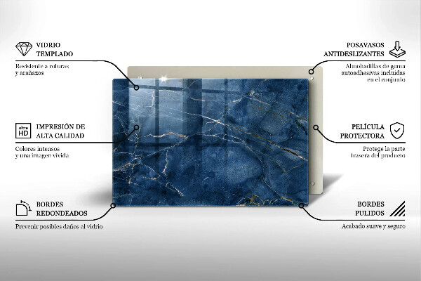 Kuchynská doska zo skla Textúra mramorového kameňa