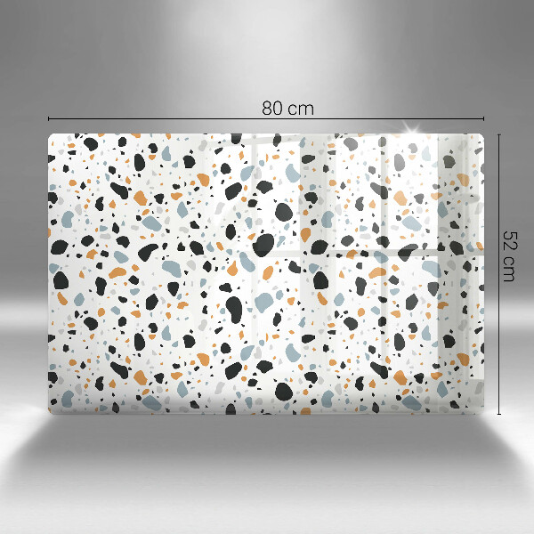 Kuchynská doska zo skla Dekoratívna kamenina