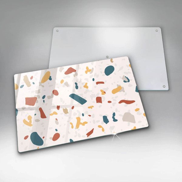 Kuchynská doska zo skla Dekoratívna kamenina