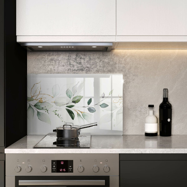 Kuchynská doska zo skla Akvarelové listy