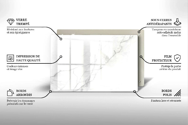 Kuchynská doska zo skla Mramorové kamenné pozadie