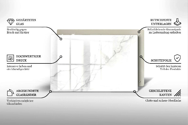 Kuchynská doska zo skla Mramorové kamenné pozadie