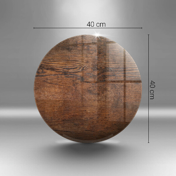 Kuchynská doska veľká zo skla Doska z tmavého dreva