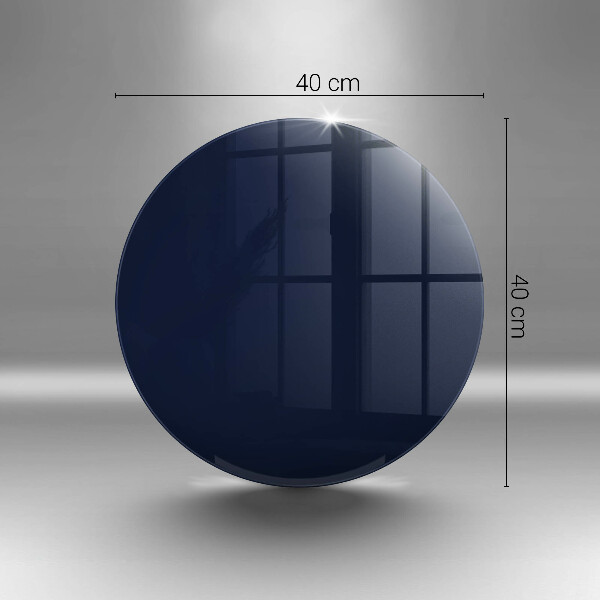 Kuchynská doska zo skla námornícka modrá