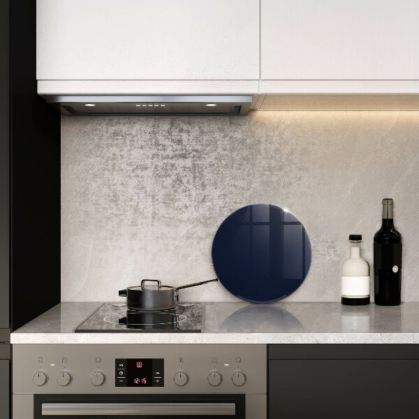 Kuchynská doska zo skla námornícka modrá