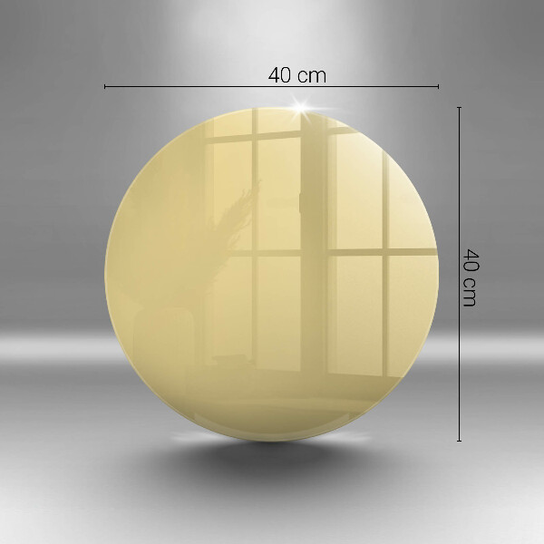 Kuchynská doska zo skla žltá