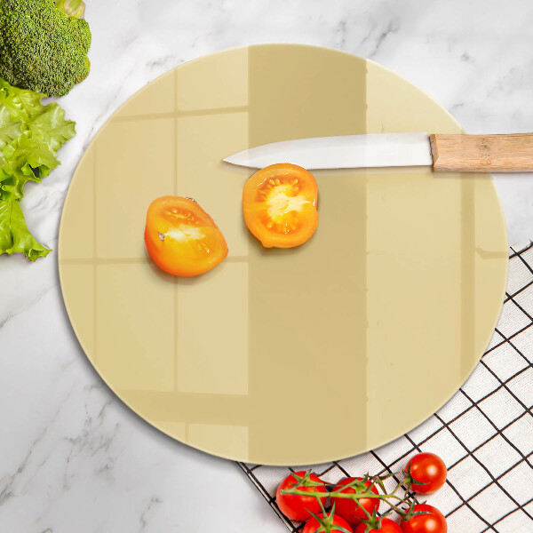 Kuchynská doska zo skla žltá