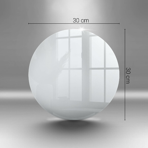 Kuchynská doska zo skla biela farba
