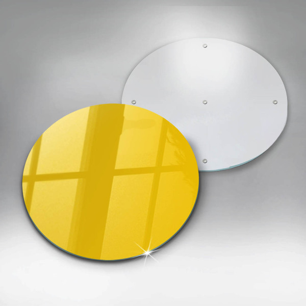 Kuchynská doska zo skla žltá