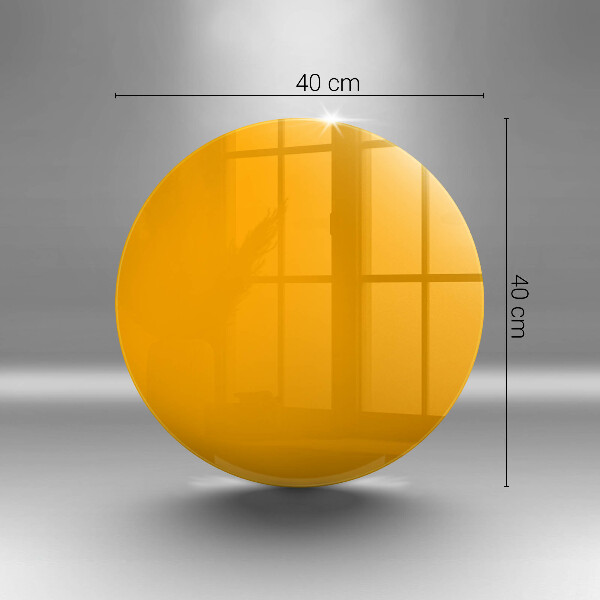 Kuchynská doska zo skla Tmavo žltá farba