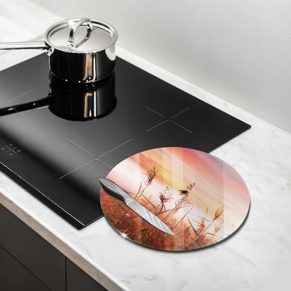 Kuchynská doska zo skla Krajina trávnatých polí