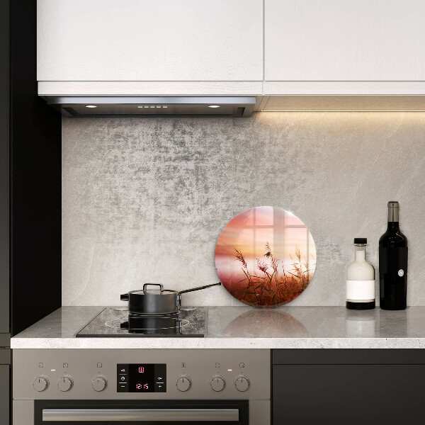 Kuchynská doska zo skla Krajina trávnatých polí