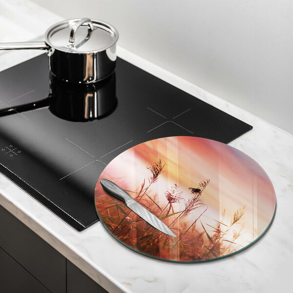 Kuchynská doska zo skla Krajina trávnatých polí