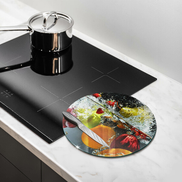 Kuchynská doska zo skla Šťavnaté ovocie vo vode