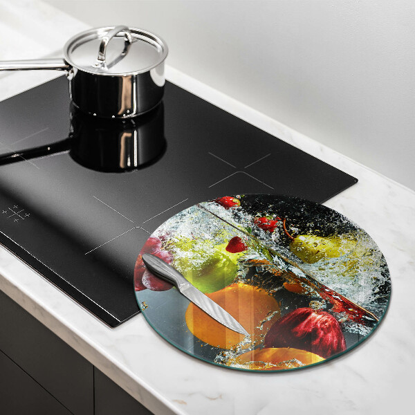 Kuchynská doska zo skla Šťavnaté ovocie vo vode