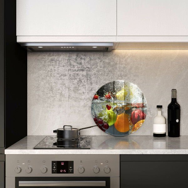 Kuchynská doska zo skla Šťavnaté ovocie vo vode