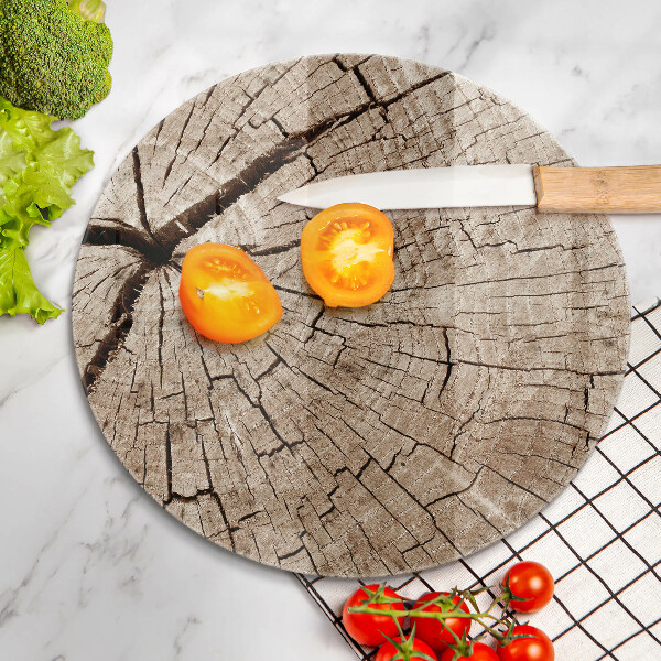 Kuchynská doska zo skla Prierez stromom