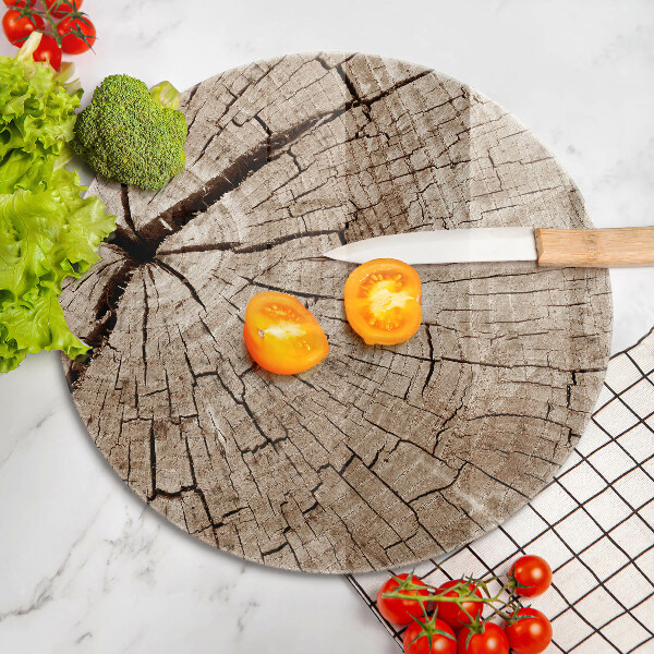 Kuchynská doska zo skla Prierez stromom