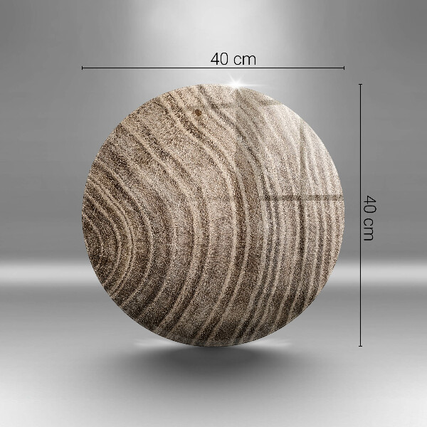 Kuchynská doska zo skla Drevené krúžky