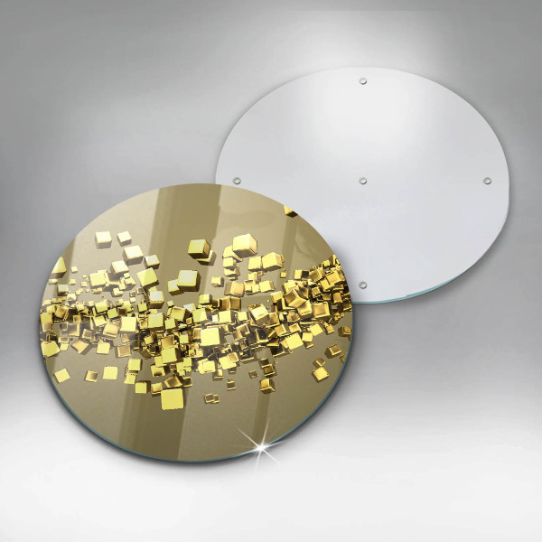 Kuchynská doska zo skla Abstraktná 3D geometria