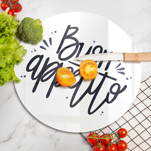 Kuchynská doska veľká zo skla Buon Appetito