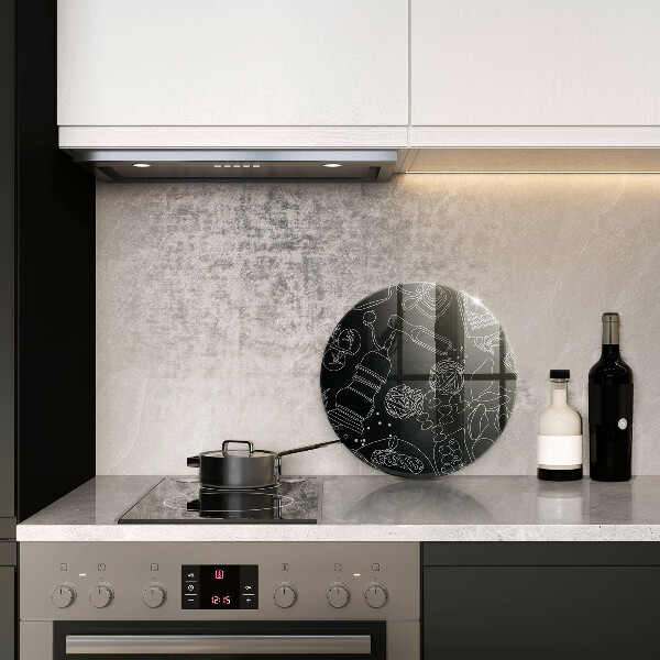 Kuchynská doska zo skla Kuchynské doplnky