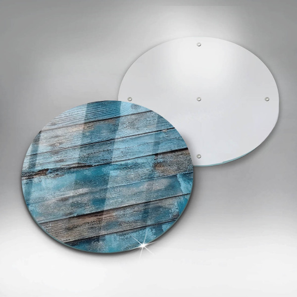 Kuchynská doska veľká zo skla Modré staré dosky