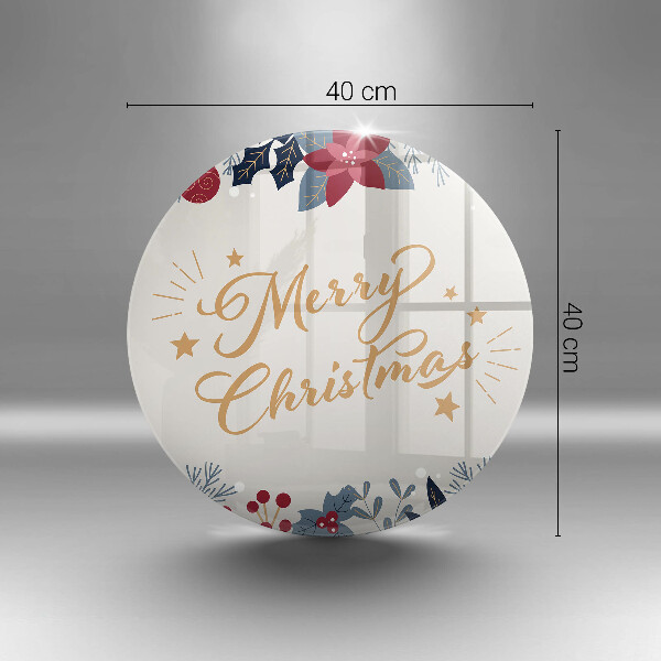 Kuchynská doska zo skla Merry Christmas