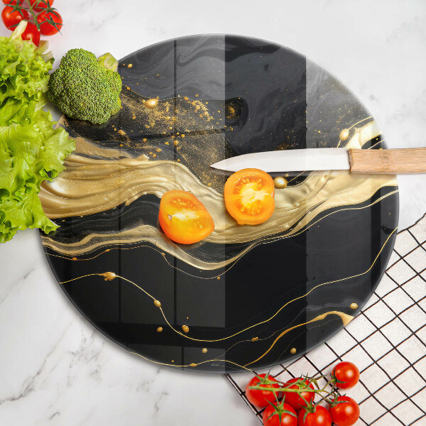 Kuchynská doska zo skla Elegantná abstrakcia